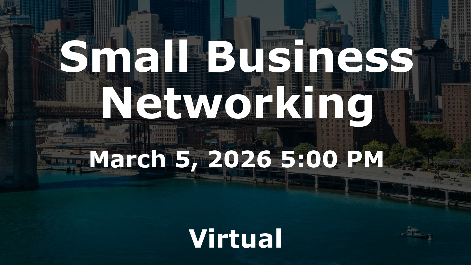 Small Business Networking event image